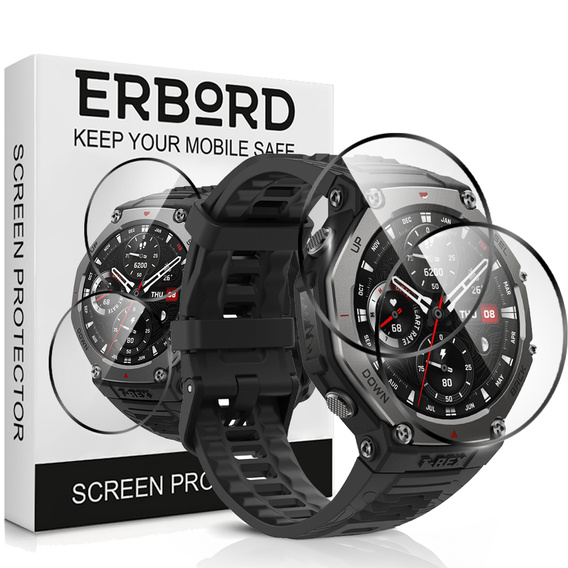 2x Гібридне скло ERBORD для Amazfit T-Rex 3