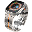Браслет Stainless Segments до Apple Watch 7/6/5/4/SE/3/2/1 45/44/42mm, Silver