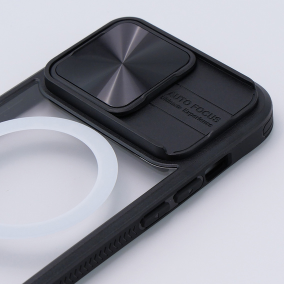 Чoхол до iPhone 15 Pro, Slide Camera Magsafe, чорний