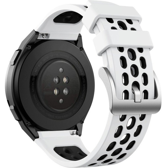Силіконовий ремінець для Huawei Watch GT 2e, White / Black