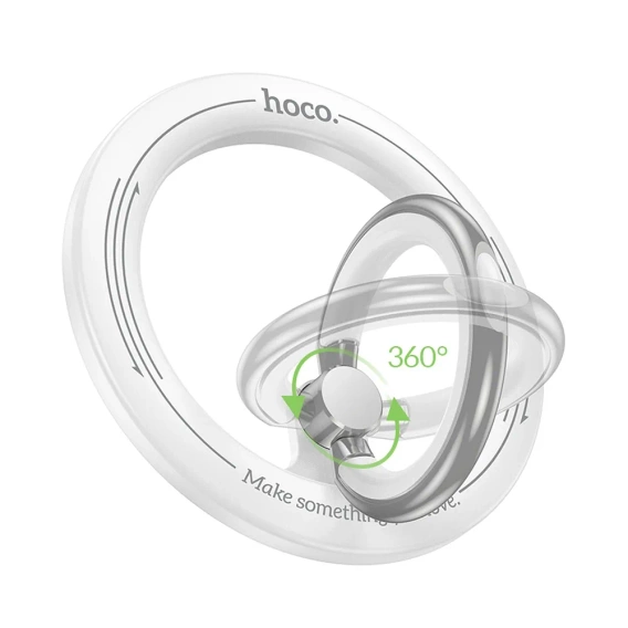 Магнітний тримач HOCO GH1 для пальця з функцією підставки – білий