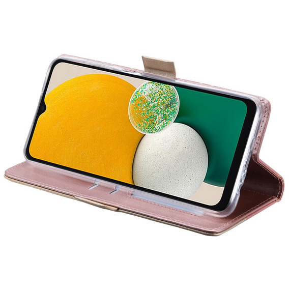 Чохол-кришка для Samsung Galaxy A35 5G, Wallet Pocket Zipper Lace, рожевий