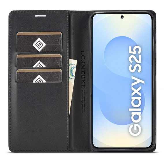 Чехол-накладка для Samsung Galaxy S25, Carbon LC.IMEEKE, чёрный