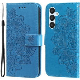 Откидной чехол для Samsung Galaxy A54 5G, Mandala Flower, синий