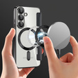 Чохол-книжка для Samsung Galaxy S25, RFID Wallet MagSafe CamShield, чорний