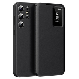Флип-кейс для Samsung Galaxy S23 Ultra, Smart View Wallet, чёрный
