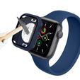 2в1 чехол и защитное стекло для часов Apple Watch 7/8/9 45mm, Dark Blue