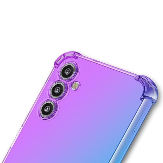 Чехол для Samsung Galaxy S24 FE, Gradient Dropproof, Фиолетовый / синий
