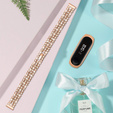 Браслет Rhinestone Decor до Xiaomi Mi Band 5 - Gold