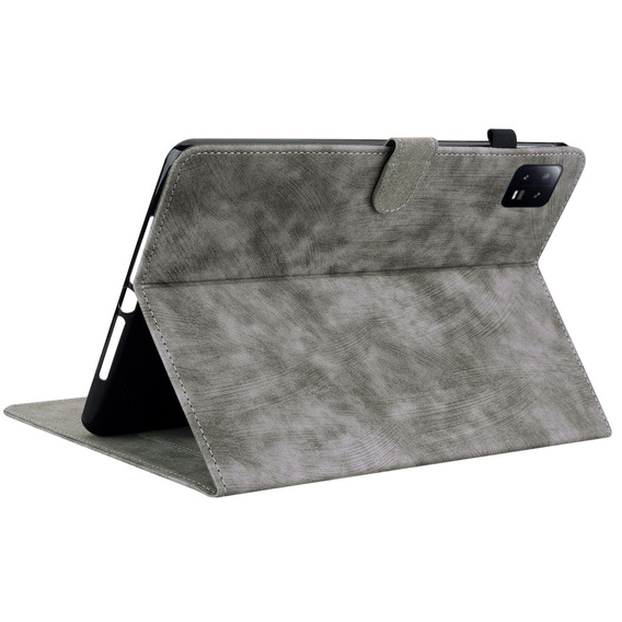 Чoхол до Xiaomi Pad 6, Wallet Pen Slot, сірий