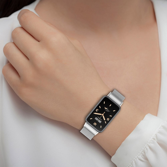 Браслет  MilaneseBand для Xiaomi Mi Band 7 Pro - Silver