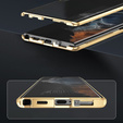 Чохол для Samsung Galaxy S23 Ultra, Magnetic Dual Glass, золотий