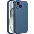 ERBORD Чехол Silicone Mag Cover для iPhone 15, синий