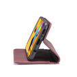 Чехол CASEME для Samsung Galaxy M21, Leather Wallet Case, бордовый