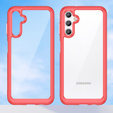 Чoхол до Samsung Galaxy A14 4G/5G, Fusion Hybrid, прозорий / червоний