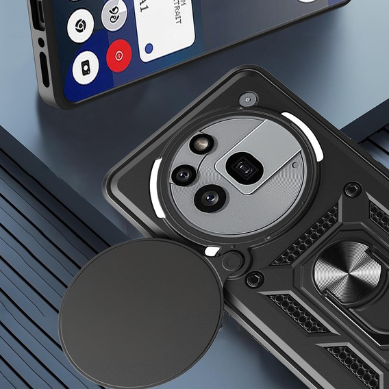 Чехол NOX Camera Slide Nothing Phone 3A Pro, CamShield Slide, чёрный