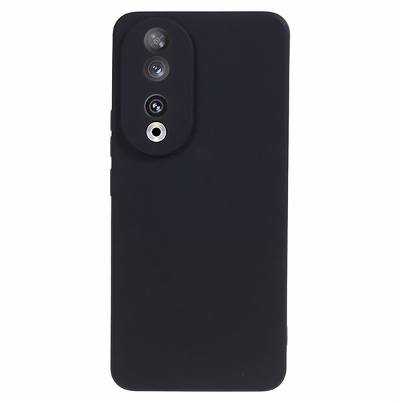Силіконовий чохол для Honor 90, тонкий, чорний