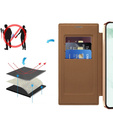 Чохол-книжка для Samsung Galaxy S22 Ultra 5G, RFID Wallet MagSafe CamShield, коричневий