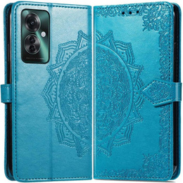 Откидной чехол для Oppo Reno 11F 5G, Mandala, синий