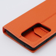 Шкіряний чохол для Samsung Galaxy S20 Ultra, ERBORD Grain Leather, помаранчевий