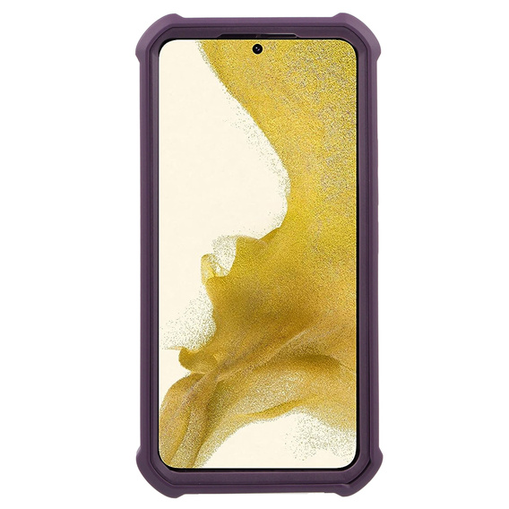 Броньований чохол для Samsung Galaxy S22, Dexnor Full Body, фіолетовий