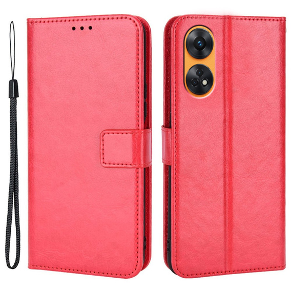Чохол-книжка для Oppo Reno8 T, Wallet, червоний