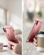 Бронированный чехол для iPhone XS Max, Dexnor Full Body, розовый