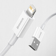 BASEUS Wisdom Kaбель Lightning 1.5M/2.4A (2 sztuki) - White