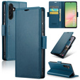 Чехол для Samsung Galaxy A56, ERBORD Glossy Litchi, кошелек с клапаном, синий