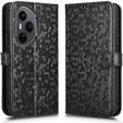 Флип-кейс для Honor 400 Pro 5G, Wallet Rhombus, чёрный