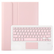 Чехол + клавиатура iPad 10.9 2022 10 Gen, TouchPad Pen Slot, розовый rose gold
