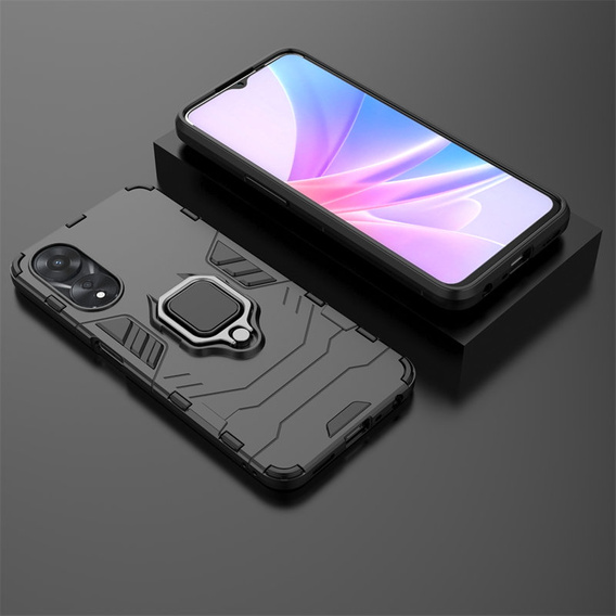 Чoхол до Oppo A78 5G, Kickstand Ring, чорний