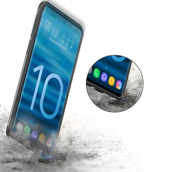 Чехол до Samsung Galaxy S10+ Plus, Sliding Card Holder, чёрный