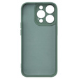 Чехол до iPhone 15 Pro Max, Silicone Lite, тёмно-зелёный
