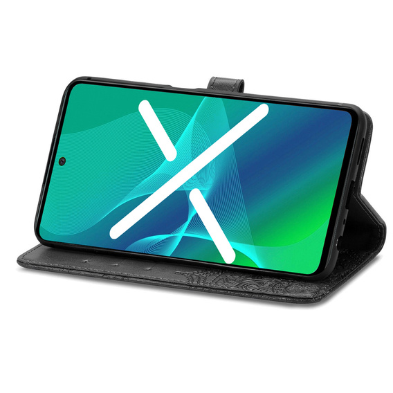 Чохол-книжка для Infinix Smart 7 HD 4G, Mandala, чорний