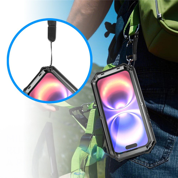 Бронированный чехол с подставкой R-JUST для iPhone 17