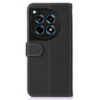 Чохол KHAZNEH RFID для OnePlus 12R, Litchi Texture, чорний