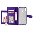 Чохол-книжка для Huawei P Smart 2019 / Honor 10 Lite, Glitter Mirror Wallet, фіолетовий