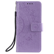 Чохол-книжка для Oppo Reno6 5G, Mandala, фіолетовий
