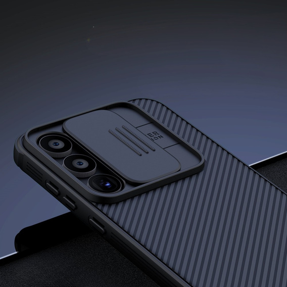 Чохол NILLKIN для Samsung Galaxy A55 5G, Silicone CamShield Case for MagSafe, чорний