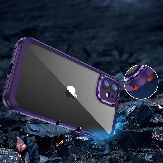 Чохол для iPhone 11, ERBORD Impact Guard, темно-фіолетовий