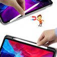 Etui z miejscem na klawiaturę Bluetooth do iPad Pro 12.9 2018/2020 - Black