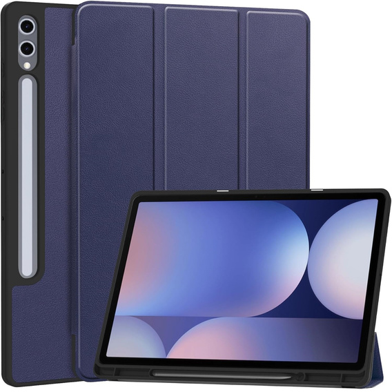 Чехол для Samsung Galaxy Tab S10 Ultra, Smartcase с местом для стилуса, темно-синий