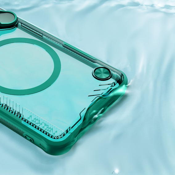 Чехол для Xiaomi 15 Ultra, бронированный Nillkin, Icelade Prop, для Magsafe, зелёный