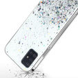 Чехол до Samsung Galaxy A71 5G, Glittery, прозрачный