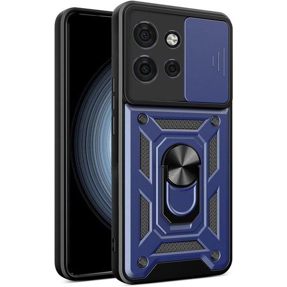 Чехол NOX Camera Slide Motorola Edge 50 Neo / Motorola ThinkPhone 25, CamShield Slide, синий