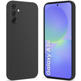 Чехол до Samsung Galaxy A36 5G, Silicone Lite, чёрный
