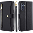 Чохол-книжка для Samsung Galaxy A16, Wallet Zipper Pocket, чорний