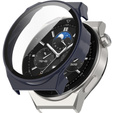 Силиконовый футляр со встроенным защитным стеклом до Huawei Watch GT 3 Pro 46mm, Dark Blue