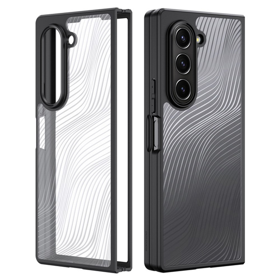Чохол DuxDucis для Samsung Galaxy Z Fold6 5G, Aimo case, прозорий / чорний